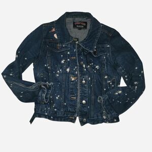 Looney Tunes Women's Blue and Navy Jacket